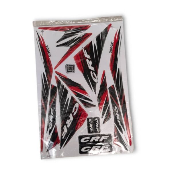 برچسب تریل فلات 200 طرح CRF